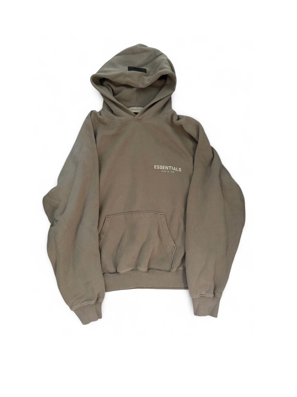 Essentials Men's Hoodie - Taupe Green
